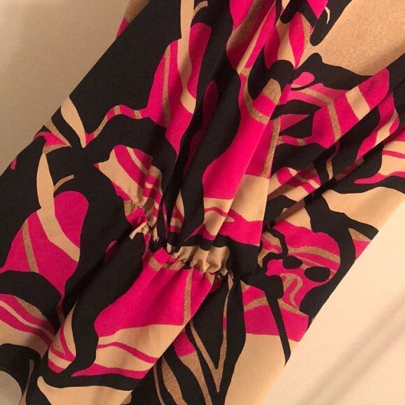 Anne Klein Cross Neck Sleeveless Blouse - Size M - Picture 4 of 8